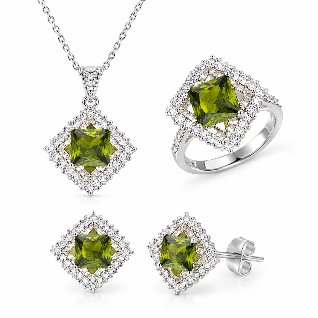 Peridot Square Set