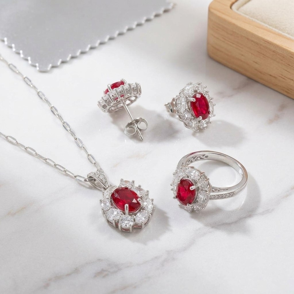 Ruby Radiance Set view 2