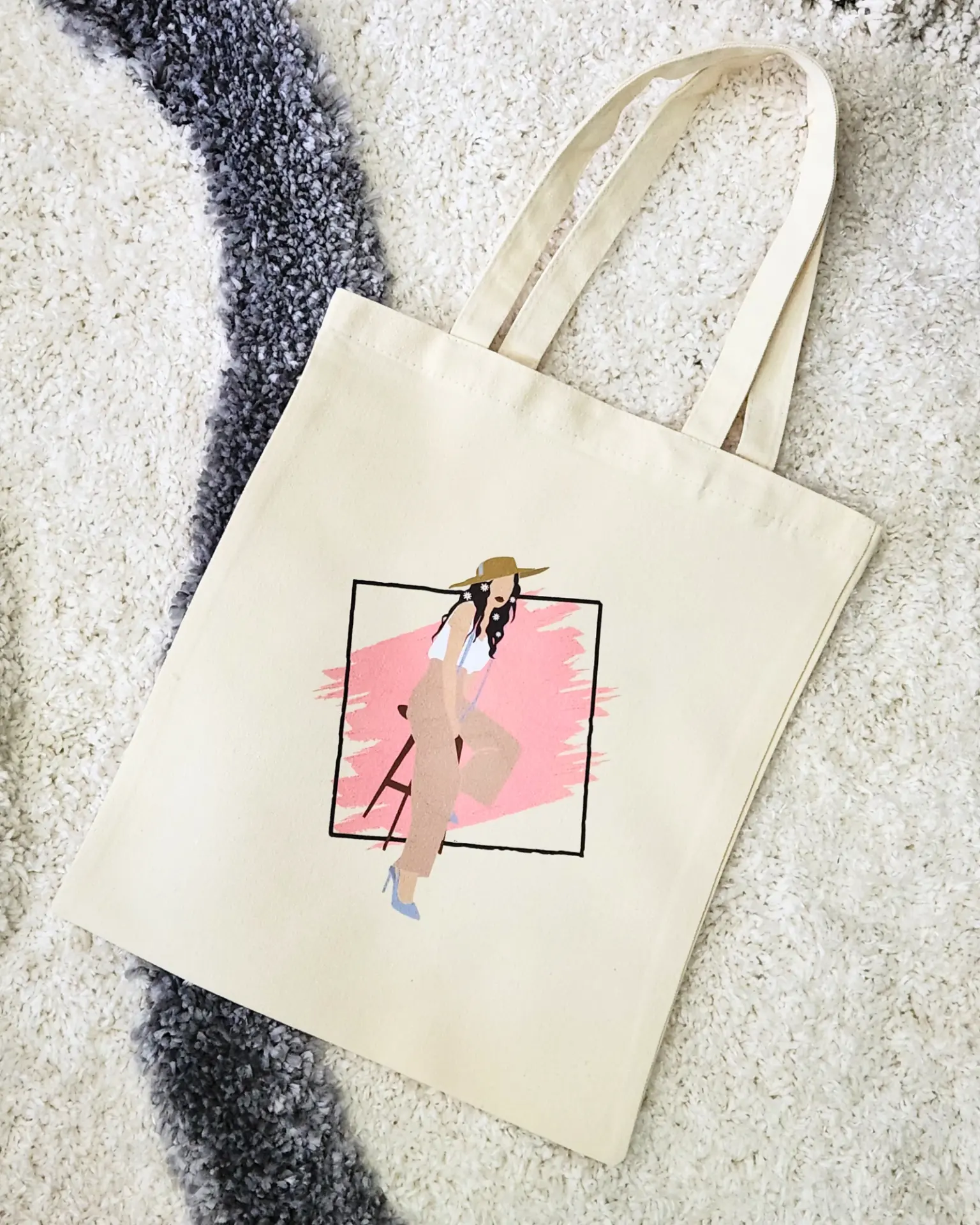 Hat Muse Canvas Tote