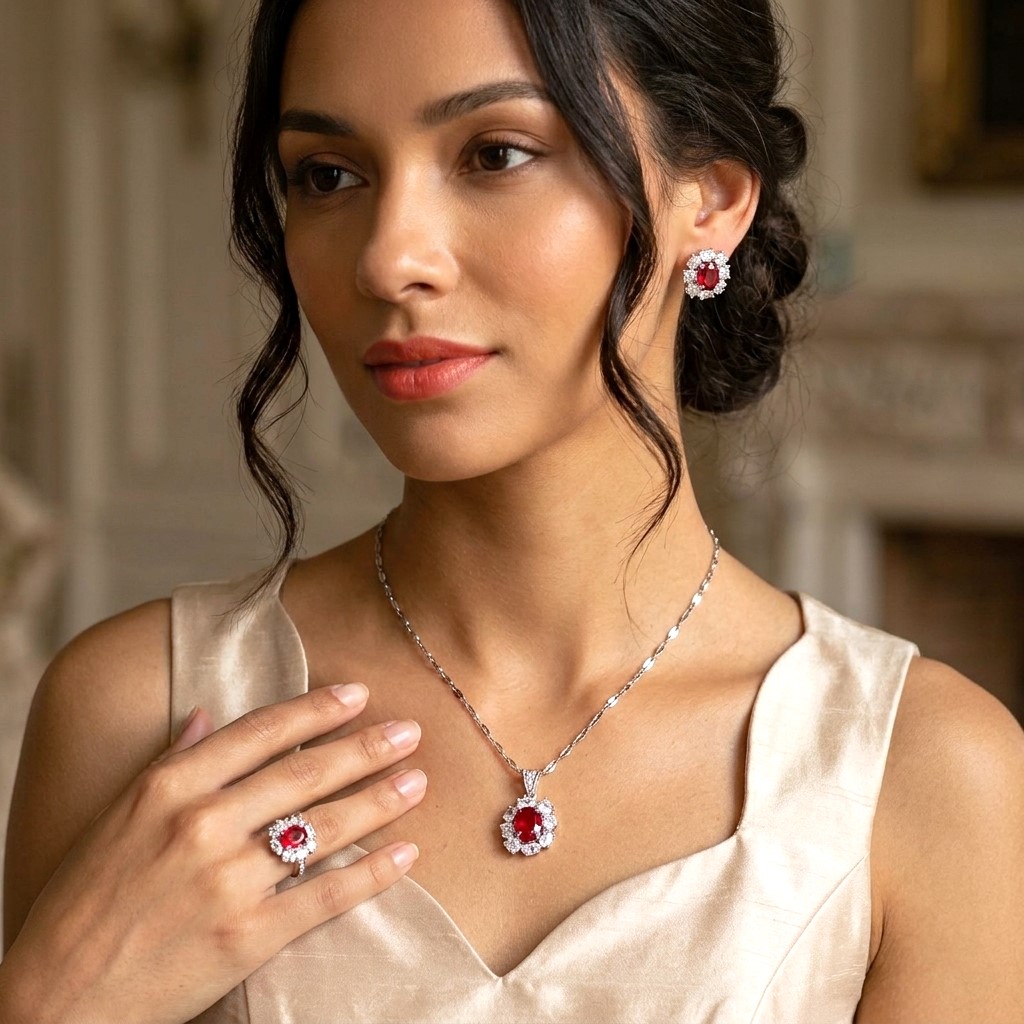 Ruby Radiance Set view 3